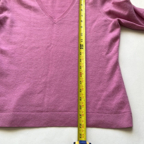 Ann Taylor Pink Cashmere Sweater Medium Petites - Picture 10 of 13